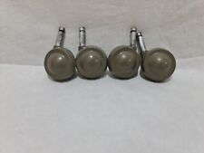 4 VINTAGE  Kenrick Shepherd Mini Castors  stud  fitting  4 cm x 6.5 cm height