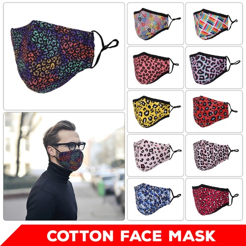 Cotton face mask washable - face,