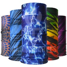 Multi use neck tube scarf - use,