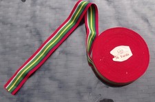 A 60 INCH LENGTH OF UNUSED OLD STOCK WW2 PACIFIC STAR SILK MEDAL RIBBON.