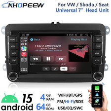 7" Android 15 Wireless Carplay