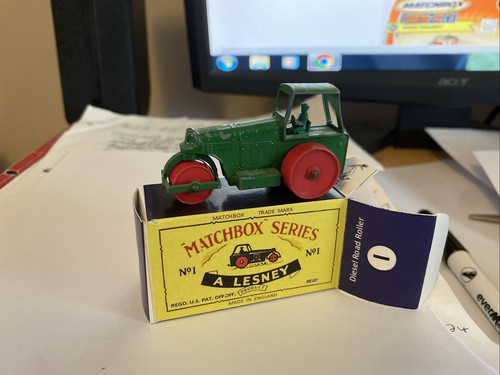 Matchbox lesney road roller - road, no