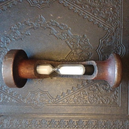 Wooden treen egg - egg, timer