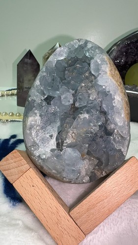 Natural blue celestite - natural,