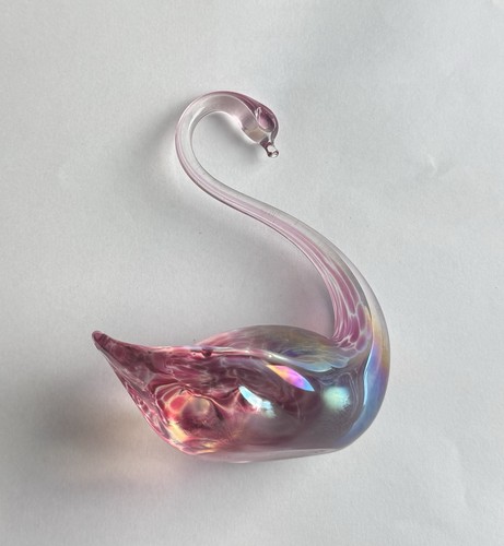 Heron glass iridescent swan - heron,