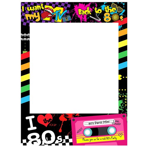 Love 80s photo booth frame - i,