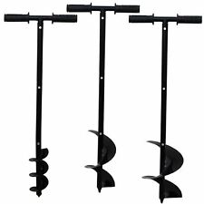 Manual Hand Earth Auger Fence Post Drill Soil Digger Hole Borer Digger 6" 15cm