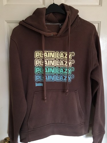 Plain lazy retro hoodie - plain,