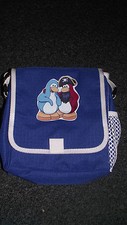 Club Penguin  shoulder bag,suit sandwiches or game console.
