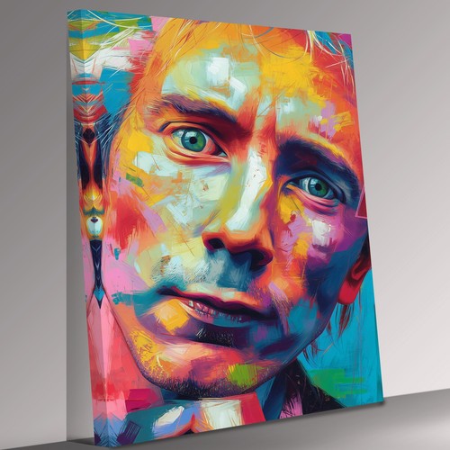 John lydon icon - john, abstract