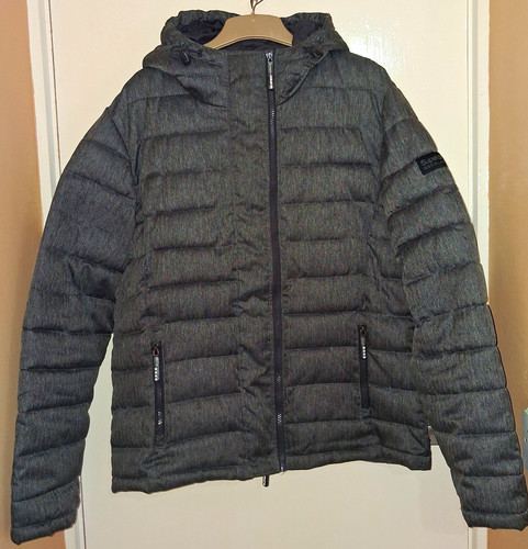 Superdry double zip heringbone - double,