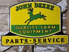 VINTAGE JOHN DEERE PORCELAIN
