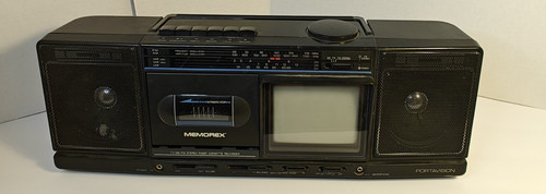 Vtg memorex portavision - memorex, tv