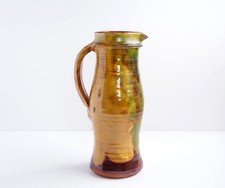 CLIVE BOWEN Studio Pottery North Devon, Medieval Style Slipware Jug, 30 cm