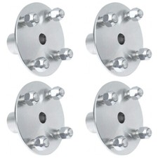 (4) 4" x 4" Live Axle Hub 1"