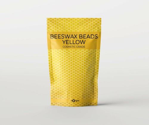 Beeswax beads yellow - beads,