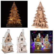 Christmas led scene house - christmas, tree