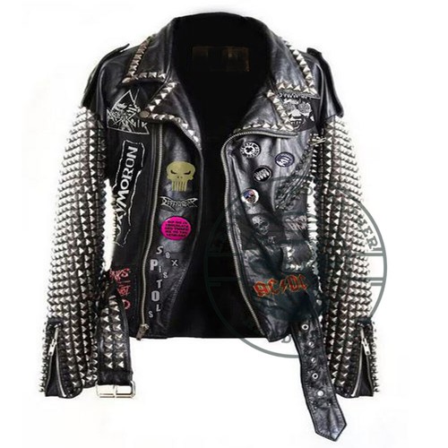 Men patchwork heavy metal - men's,