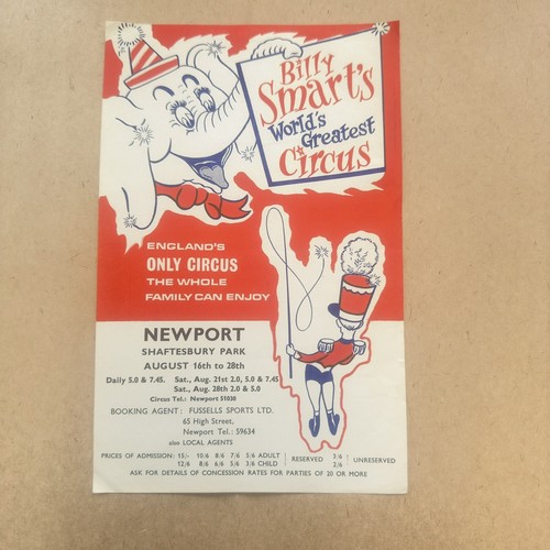 Billy smarts circus newport - circus,