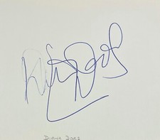 DIANA DORS Autographed Signed