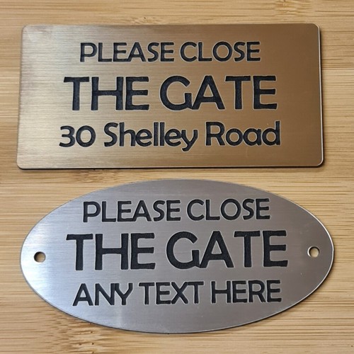 Personalised please close the - personalised,