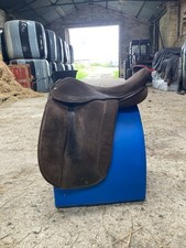 17 Wide Ideal W/H Sued Show Saddle 17.5 Inch Seat