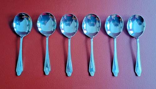Set vintage silver plated - set, 6