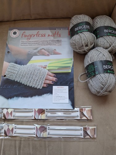 Knitting kit fingerless - kit,