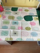 Tilda Fabric Panel Of Labels To Add To Projects (some have already been used)