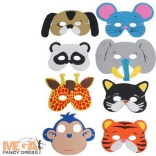 x8 Animal Masks Boys Kids