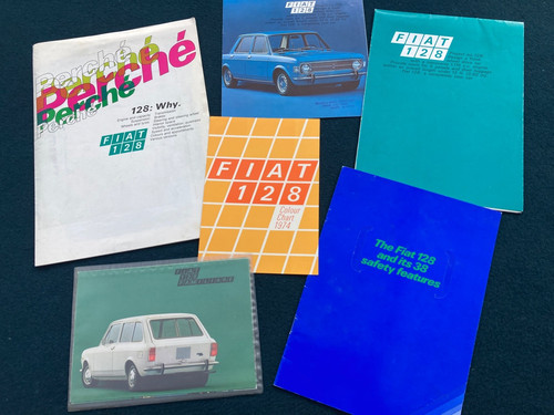 Fiat 128 brochure set 1970 - fiat,