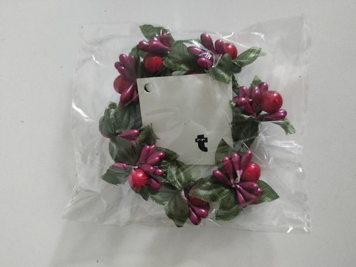 Christmas candle rings - candle,