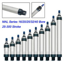 MAL Mini 16/20/25/32/40 Bore Pneumatic Air Cylinder Single Rod Double Acting Lot