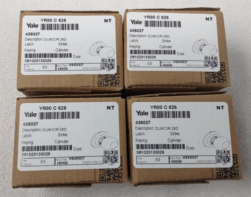 Yale dummy door knobs - dummy, hs435027