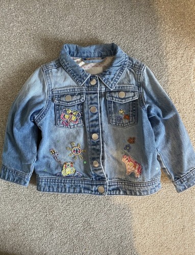 Next girls denim jacket - denim,