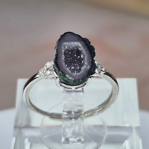 Geode druzy agate - agate, adjustable