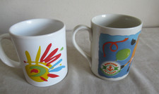 ANCHOR BUTTER 75TH ANIVERSARY MUG & ONE OTHER MUG ~ CANDEREL? ADVERTISING MUGS