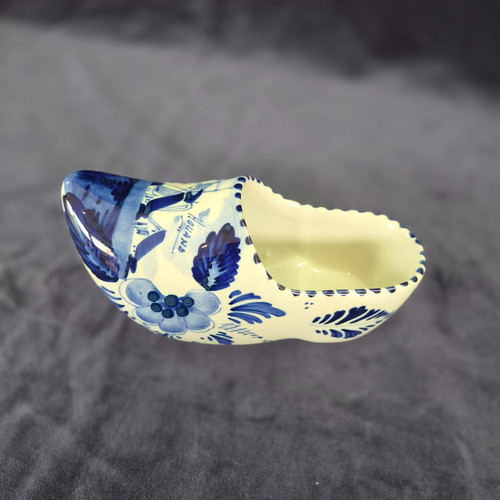 Delft blue ceramic clog wall - ceramic,