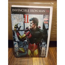 Marvel Invincible Iron Man Issue 14 Comic Book Civil War II Stark Collectible