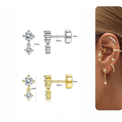 Labret piercing ear ring - labret,
