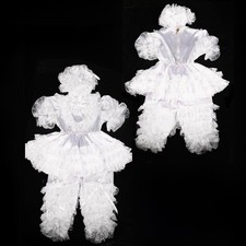 Maid Girl Sissy Lockable White