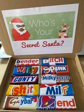 box of rude chocolate bars