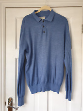 Christiano Baldinucci blue polo jumper, size S