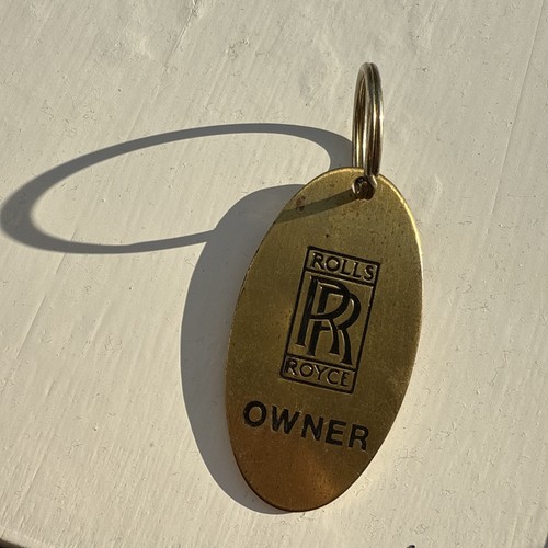 Vintage brass rolls royce - brass,