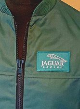 Superb Classic Jaguar Racing Badged Zipped Lined Jacket Motorsport S 36" Chest
