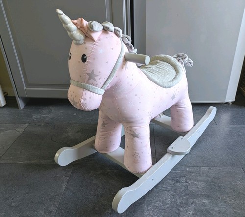 Pink luxury rocking unicorn - luxury,