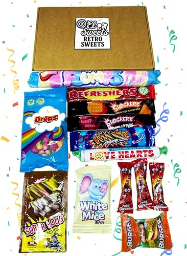 Retro sweets gift box old - box,