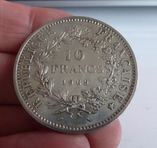 Superb 10 Francs Silver 1969