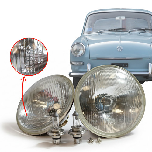 178mm e mark headlight - h4,