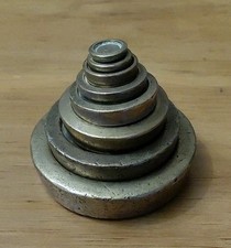 Full Set of 8 Antique Brass